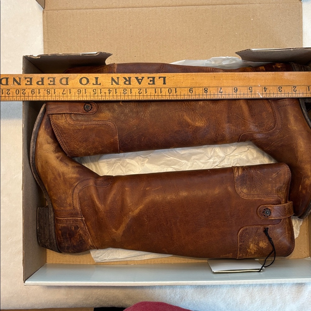 Frye Carson Riding Boot - cognac - Picture 7 of 12